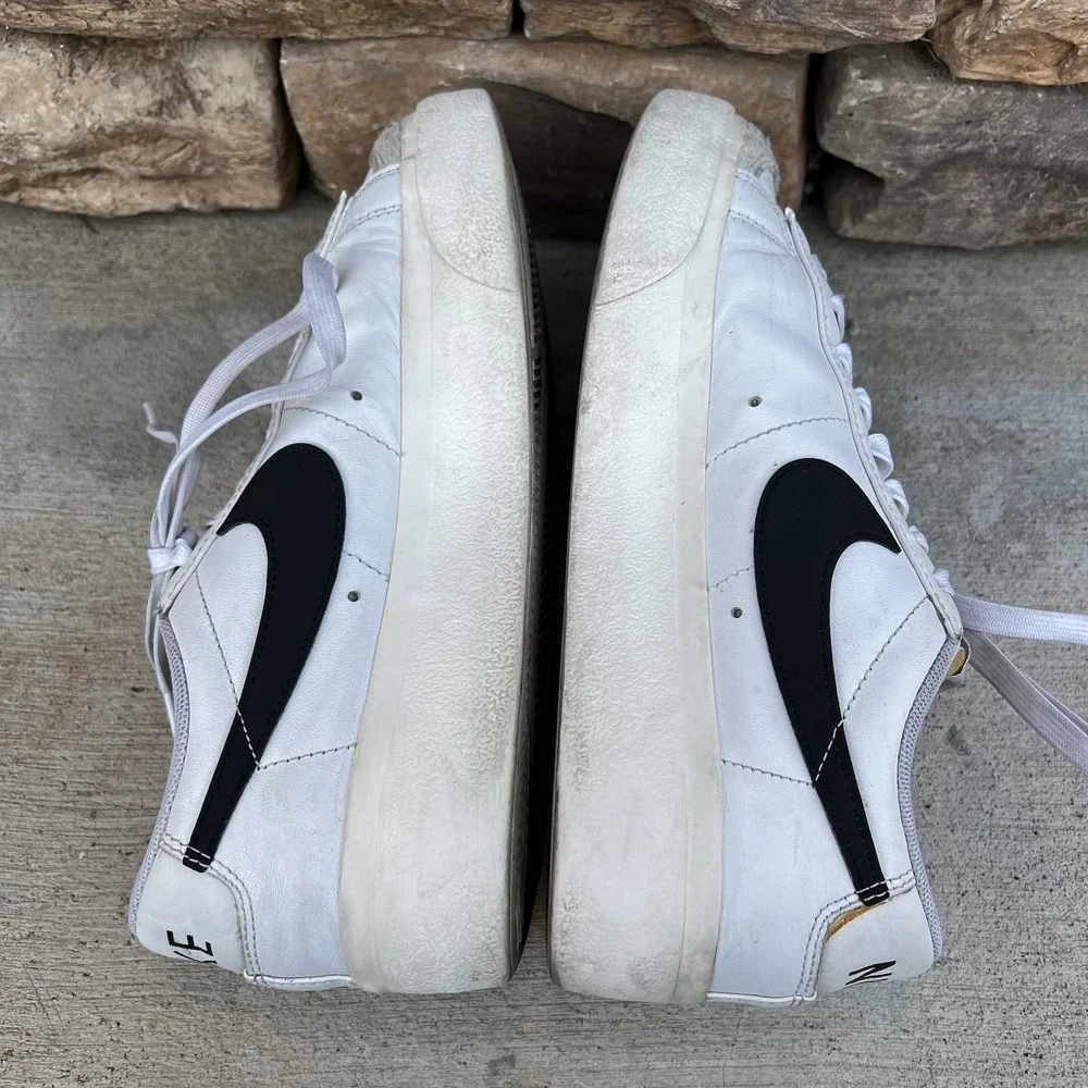 Nike Shoes Women Size 8.5 Blazer Low Platform White Sail Black DJ0292-101